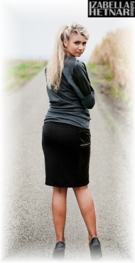 Sukně REA - černá | Velikosti těh. moda: L (40)