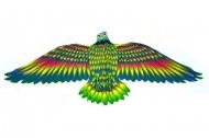 Drak létající Orel 132x59cm asst 3 barvy v sáčku