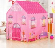 iPLAY Dětský stan - Růžový domek