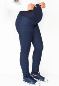 Těhotenské kalhoty/jeans Rosa - granátové | Velikosti těh. moda: L (40)