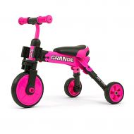 Dětská tříkolka 2v1 Milly Mally Grande pink | Velikost: 