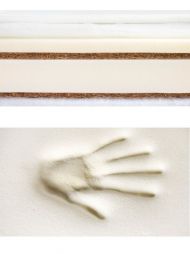 Matrace Sensillo Memory termo-molitan-kokos 140x70 cm-Aloe Vera