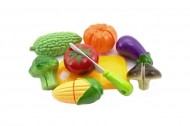 Krájecí ovoce a zelenina s nádobím plast 9ks v sáčku 19x25cm