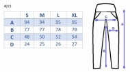 Těhotenské kalhoty s elastickým pásem a kapsami - černé | Velikosti těh. moda: L (40)