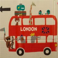 Multifunkční skládací hrací podložka PlayTo Londýn | Velikost: 