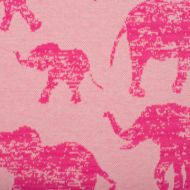 Kojenecký kabátek Baby Service Sloni růžový | Velikost: 74 (6-9m)