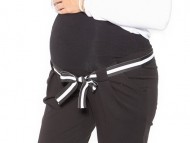 Těhotenské tepláky,kalhoty MONY - černé 