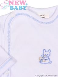 Kojenecká košilka s vyšívaným obrázkem New Baby modrá | Velikost: 50
