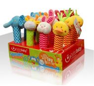 BOBA BABY Edukační plyšová hračka pískací - slon, 1 ks
