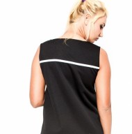 Těhotenské šaty/tunika DIOR - černé | Velikosti těh. moda: L/XL