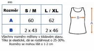 Těhotenské,kojící tilko s odnimatelnými ramínky - bílé | Velikosti těh. moda: L/XL