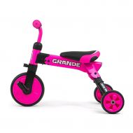 Dětská tříkolka 2v1 Milly Mally Grande pink | Velikost: 