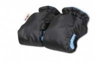 Sáňky s kompletním vybavením + rukávník zdarna - černý,modrý