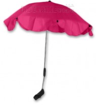 Slunečník, deštník univerzální do kočárku - růžový