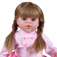 Česky mluvící a zpívající dětská panenka PlayTo Tina 46 cm | Velikost: 