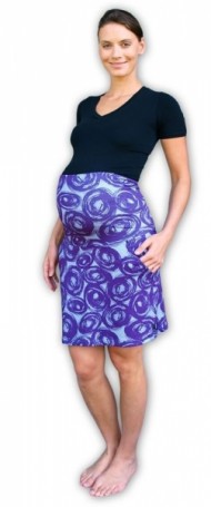 Letní těhotenská sukně s kapsami - vzor č. 01 | Velikosti těh. moda: L/XL