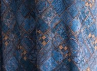Těhotenské šaty s květinovým potiskem s mašlí - tm. modré | Velikosti těh. moda: S (36)