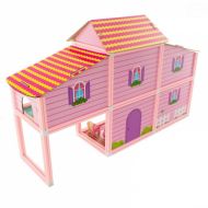 Euro Baby Růžový domek pro panenky