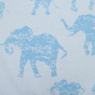 Zimní kojenecké rukavičky Baby Service Sloni modré | Velikost: Univerzální