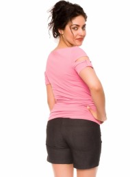 Těhotenské kraťasy Jeans Crush, černé | Velikosti těh. moda: S (36)