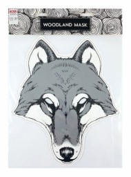 Maska papírová, vlk