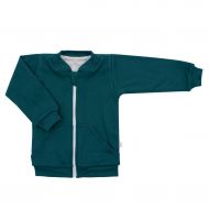Kojenecké tepláčky a mikinka New Baby Uni smaragdově zelená | Velikost: 56 (0-3m)