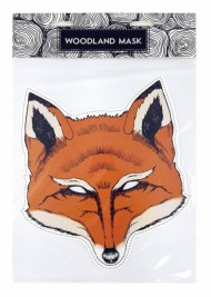 Maska papírová, liška