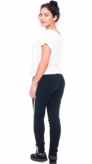 Těhotenské tepláky/kalhoty Tommy, černé | Velikosti těh. moda: XL (42)