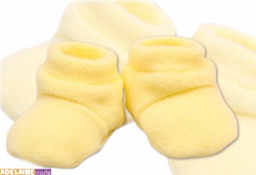 Botičky/ponožtičky POLAR - krémové