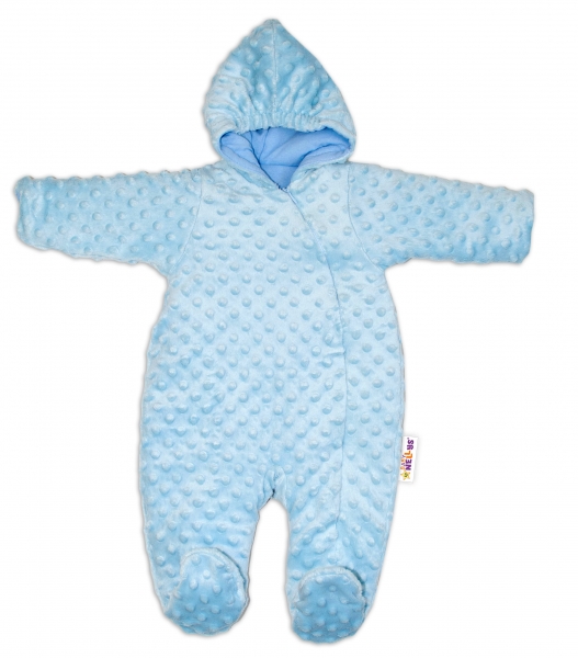 Baby Nellys Kombinézka/overálek Minky, zateplená - sv. modrá | Velikost koj. oblečení: 68 (4-6m) Baby Nellys Kombinézka/overálek Minky, zateplená - sv. modrá | Velikost koj. oblečení: 68 (4-6m)