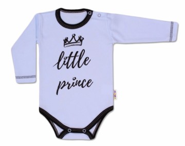 Body dlouhý rukáv, Little Prince - modré | Velikost koj. oblečení: 80 (9-12m)