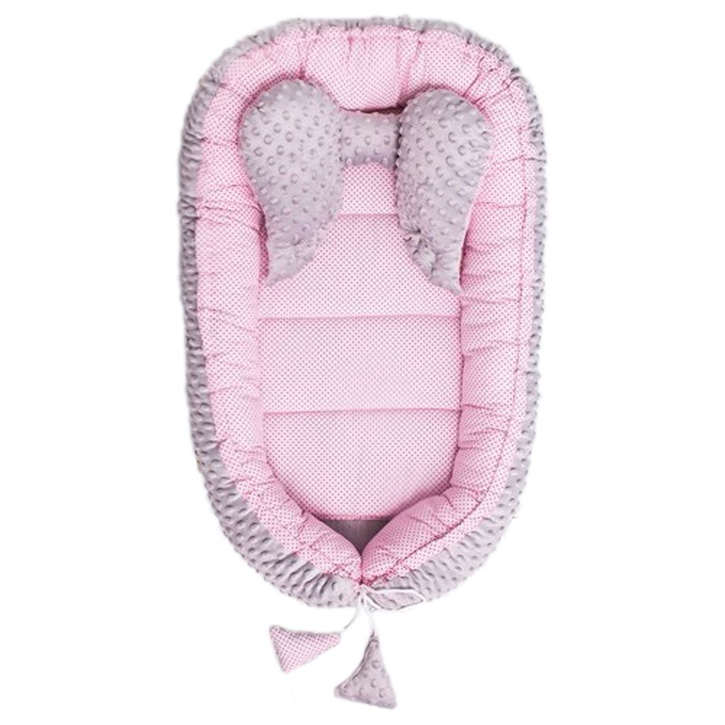 Hnízdečko pro miminko Minky Sweet Baby Belisima růžové Hnízdečko pro miminko Minky Sweet Baby Belisima růžové