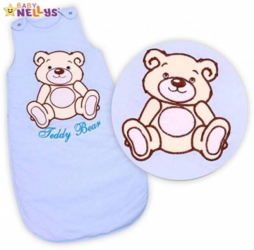 Spací vak Teddy Bear Baby Nellys - sv. modrý vel. 0+