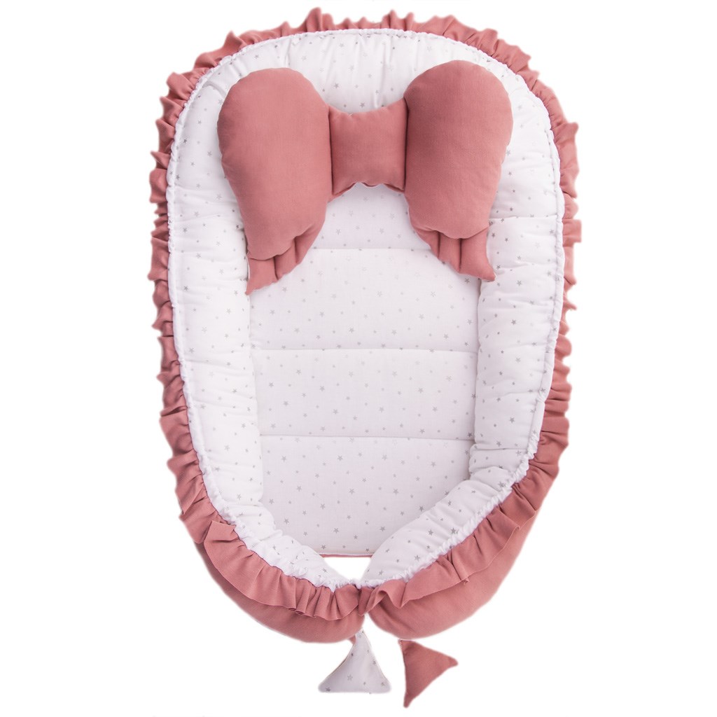 Hnízdečko pro miminko Belisima Angel Baby růžové Hnízdečko pro miminko Belisima Angel Baby růžové