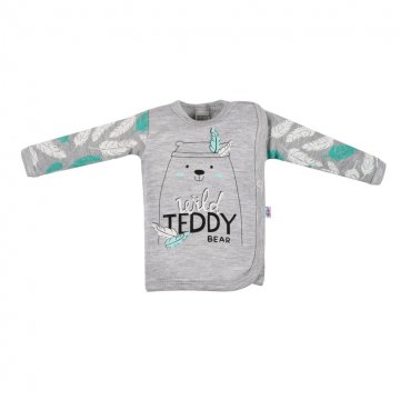 Kojenecká bavlněná košilka New Baby Wild Teddy 