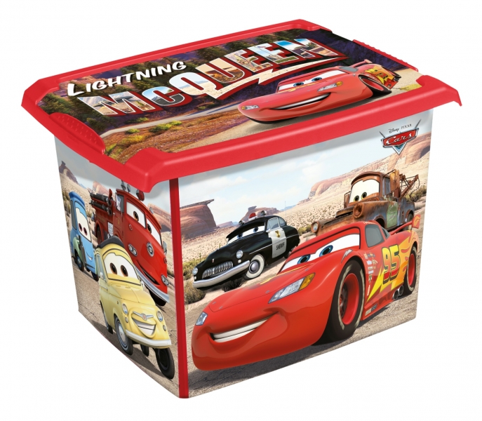 Keeeper Box na hračky Cars 20 l - červená Keeeper Box na hračky Cars 20 l - červená