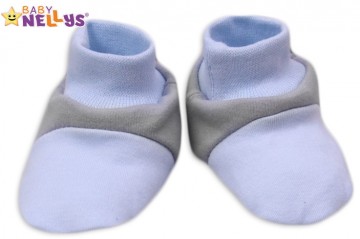 Botičky/ponožtičky Baby Nellys ® - Balónek v modré