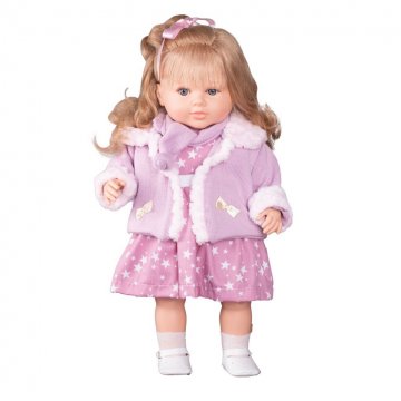 Luxusní mluvící dětská panenka-holčička Berbesa Kristýna 52cm | Velikost: 
