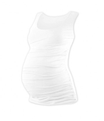 Těhotenský top JOHANKA - bílá 