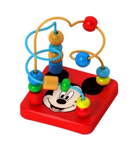 Dřevěný interaktivní Disney labyrint, Mickey - 9 x 12 cm Dřevěný interaktivní Disney labyrint, Mickey - 9 x 12 cm