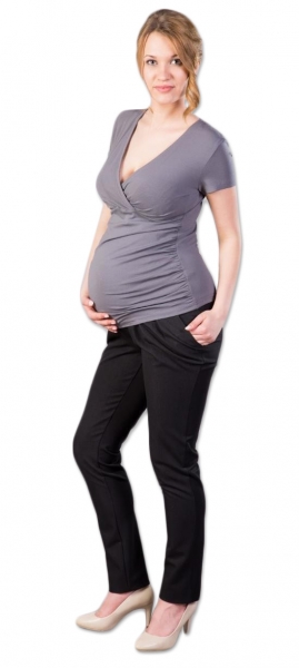 Těhotenské kalhoty Gregx, Kofri - černé 