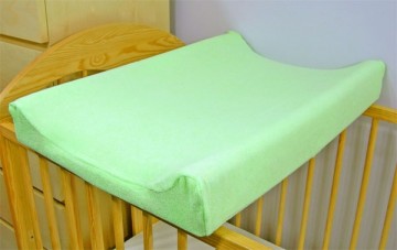 Jersey potah na přebalovací podložku, 60cm x 80cm - zelený