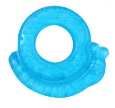 Kousátko gelové Baby Ono Šnek - Modrý/tyrkysový