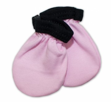 Kojenecké rukavičky Little princess - růžové | Velikost koj. oblečení: 0/3měsíců