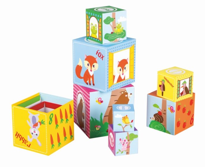 Lelin Pyramida z kostek Les Lelin Pyramida z kostek Les