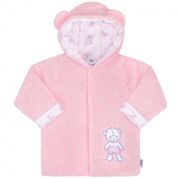 Zimní kabátek New Baby Nice Bear růžový 