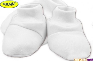 Botičky/ponožtičky BAVLNA - bílé