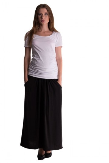 Maxi dlouhá sukně MAXINA - černá