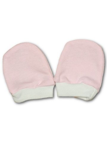 Rukavičky pro novorozence růžové | Velikost: 56 (0-3m)