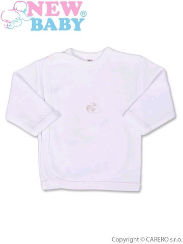 Kojenecká košilka s vyšívaným obrázkem New Baby bílá 